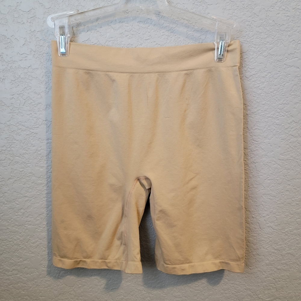 NWOT MELERIO Women's Slip Shorts Nude Color XL